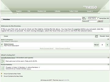 Latest Textpattern 3 Templates Free Download, trigo