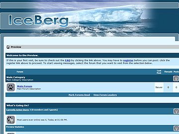Latest Textpattern 3 Templates Free Download, IceBurg