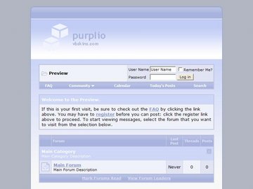 Latest Textpattern 3 Templates Free Download, Purplio