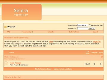 Latest vbulletin 3 Templates Free Download, Selera