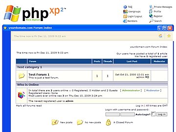php XP 2