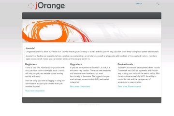 Orange joomla template